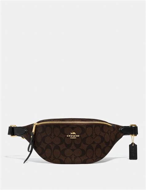 coach outlet belt bags|coach signature waist bag.